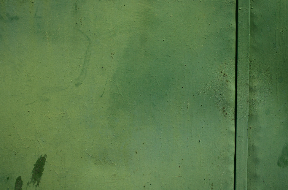 Green metal close-up texture
